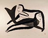 Kenojuak Ashevak, Comparing Braids, 6/50
1993, Stonecut
