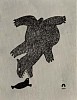 Ningeookaluk Pootoogook, Bear attacking seal, 1961/45, 4/50
1961, Stonecut