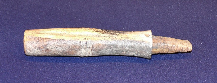 19th & 20th C Alaskan Anonymous, Long cylindrical object with ridges, 19th century
00234-1