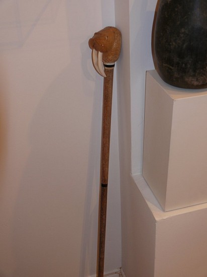 19th & 20th C Alaskan Anonymous, Walking stick with walrus head, c. 1980-1989
00081-1