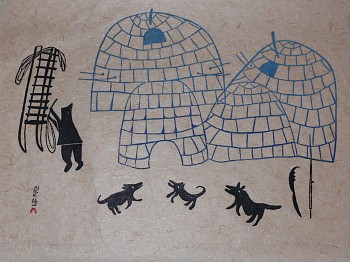 Exhibition: Thirty from the Sixties:  The First Decade of Inuit Printmaking, Pitseolak Ashoona