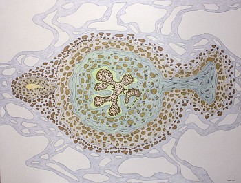 Qavavau Manumie - Untitled (Bear and fish)